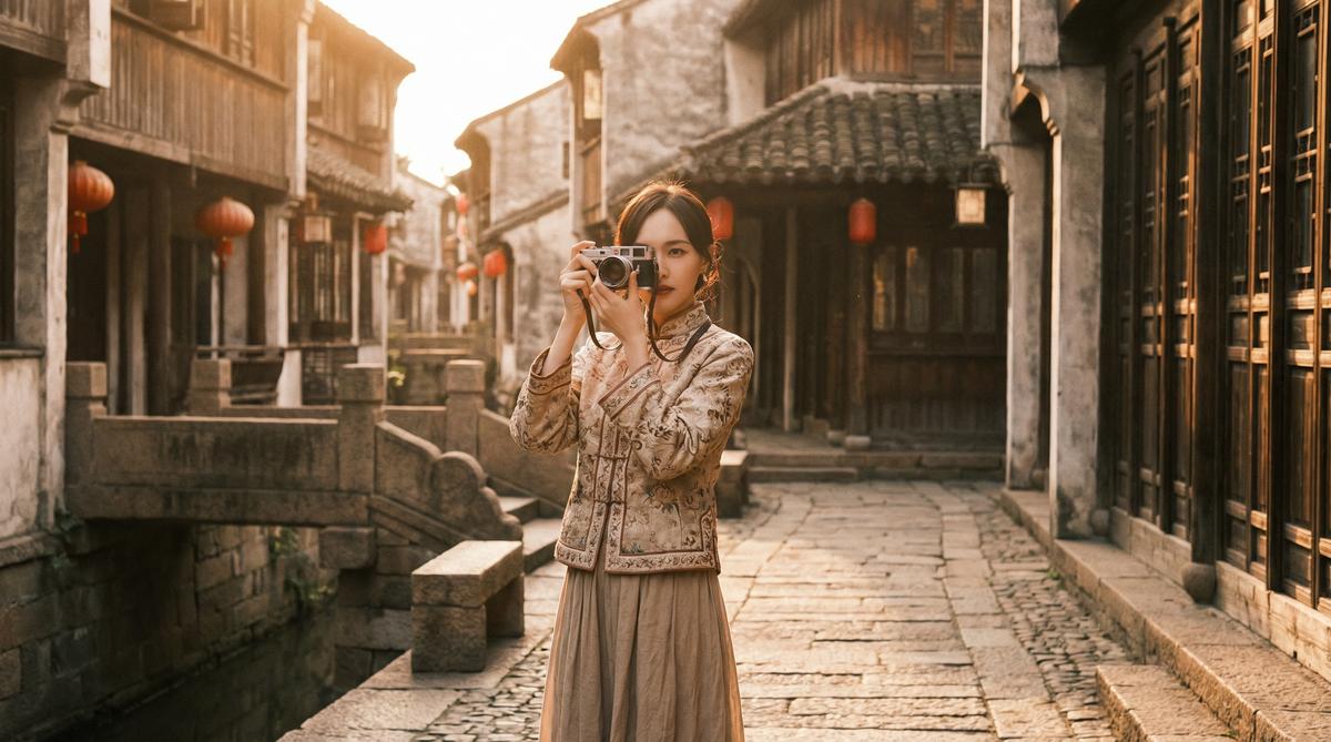 网红主播旅行视频